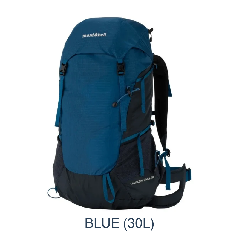 The gold standard of trail versatility: The Trekking Pack 30/40 combines a rugged Ballistic® Nylon exterior with a highly breathable, adjustable harness for precision comfort on any terrain.