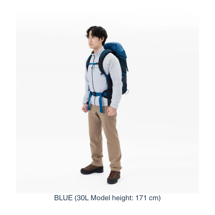 The gold standard of trail versatility: The Trekking Pack 30/40 combines a rugged Ballistic® Nylon exterior with a highly breathable, adjustable harness for precision comfort on any terrain.