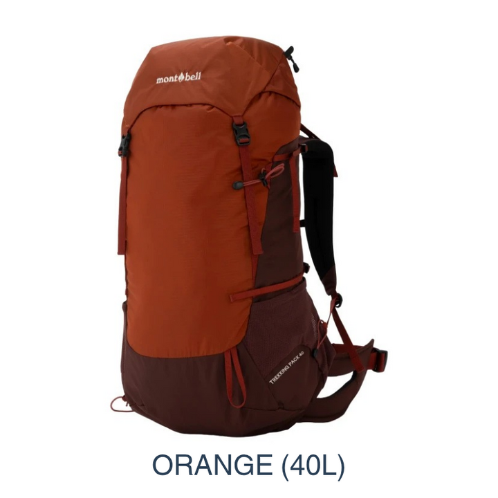 The gold standard of trail versatility: The Trekking Pack 30/40 combines a rugged Ballistic® Nylon exterior with a highly breathable, adjustable harness for precision comfort on any terrain.