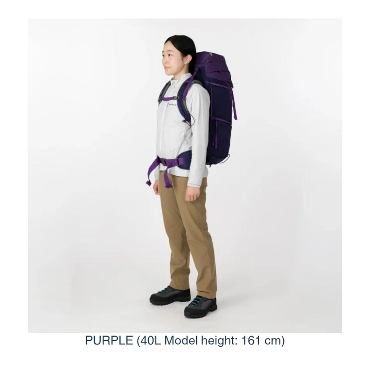 Engineered for the feminine form: The Trekking Pack series (30L/40L) balances high-capacity storage with a tailored suspension system for ultimate multi-day trail comfort.