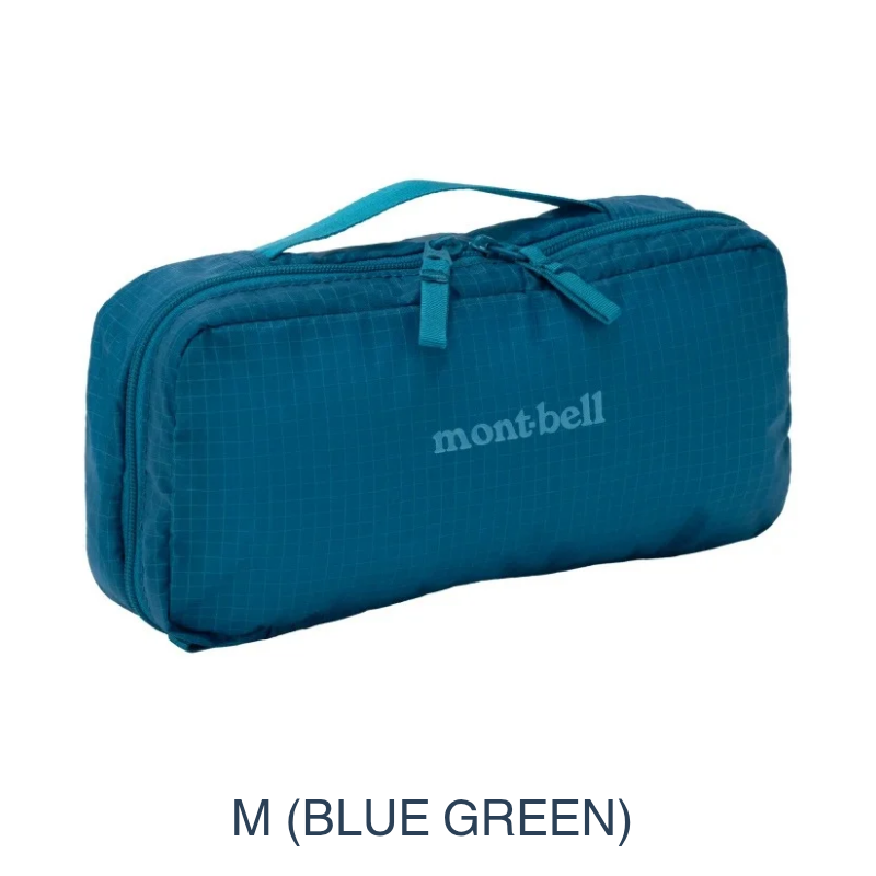 Vertical efficiency for the modern nomad: The Travel Kit Pack (M/L) unfurls to create a tiered workstation, keeping your daily essentials organized and off damp surfaces.