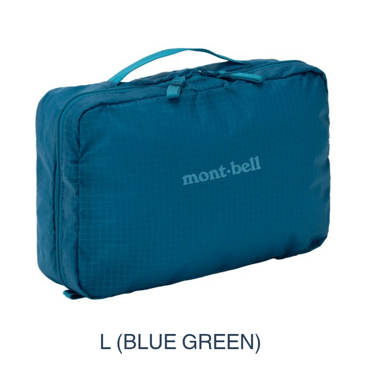 Vertical efficiency for the modern nomad: The Travel Kit Pack (M/L) unfurls to create a tiered workstation, keeping your daily essentials organized and off damp surfaces.