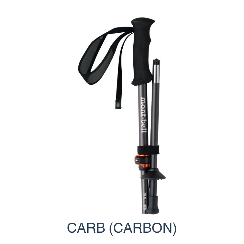 Lightweight 100-120cm adjustable trekking pole. Features a compact 39cm folding design, carbon/aluminum hybrid shaft, and cam lock for stability on any terrain.
