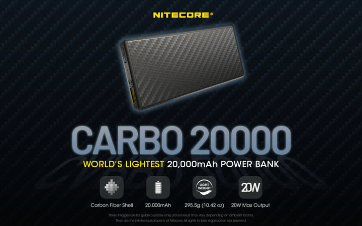 Nitecore Carbo 20000 Powerbank