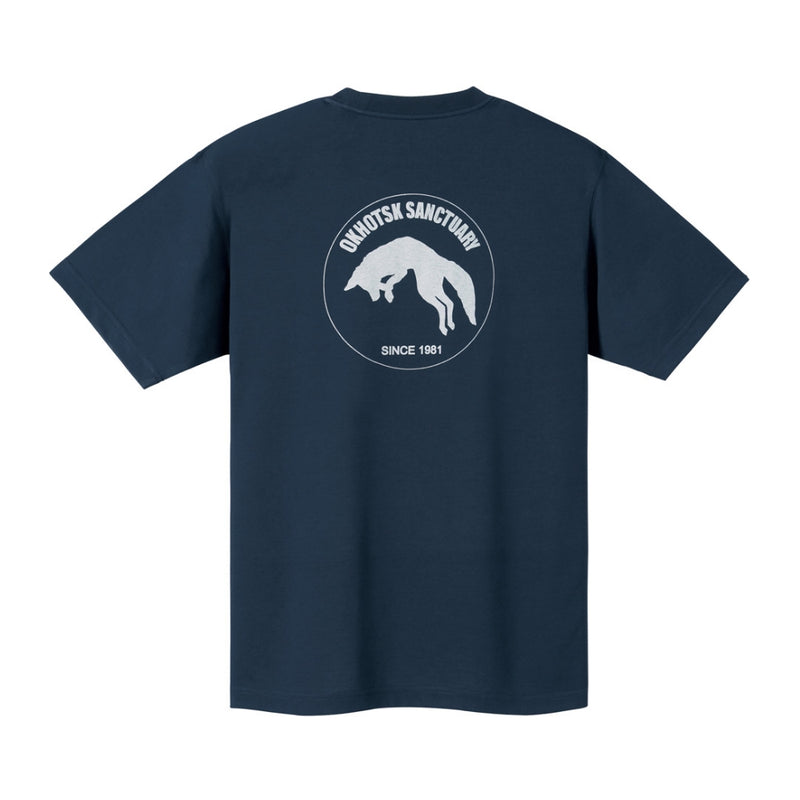 Montbell T-Shirt Unisex Wickron T Okhotsk Sanctuary - Dark Navy