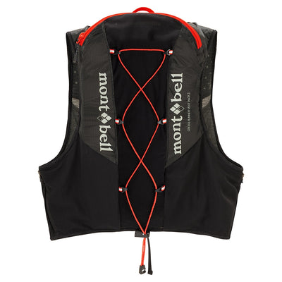 Montbell Backpack Cross Runner Vest Pack 3L Unisex - Black Light Gray