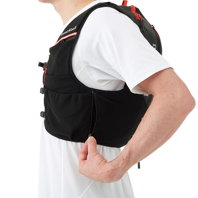 Montbell Backpack Cross Runner Vest Pack 3L Unisex - Black Light Gray