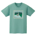 Montbell T-Shirt Men's Pear Skin Cotton T Raichou - Jade UV Cut