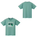 Montbell T-Shirt Men's Pear Skin Cotton T Raichou - Jade UV Cut