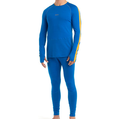 icebreaker Merino Base Layer Men's 200 Zoneknit™ Leggings Thermal Bottom - Lazurite