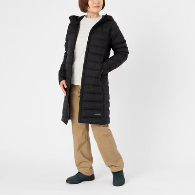 Montbell Winter Coat Women's Superior Down Travel Coat - Travel Outdoor Snow