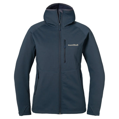 Montbell Jacket Women's Trail Action Hooded Jacket - CLIMAPLUS Navy
