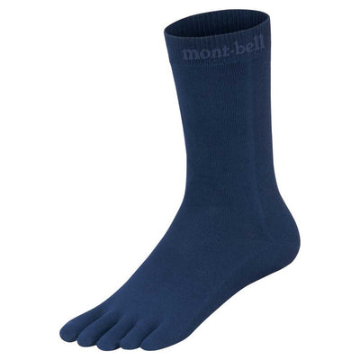 Montbell Unisex ZEO-LINE Lightweight 5 Toe Socks - Black