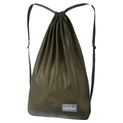 Montbell Pocketable Backpack U.L. Knapsack 13L - Black Orange Turquoise Dark Green
