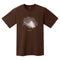 Montbell T-Shirt Unisex Pear Skin Cotton T Horned Owl - Dark Brown UV Cut