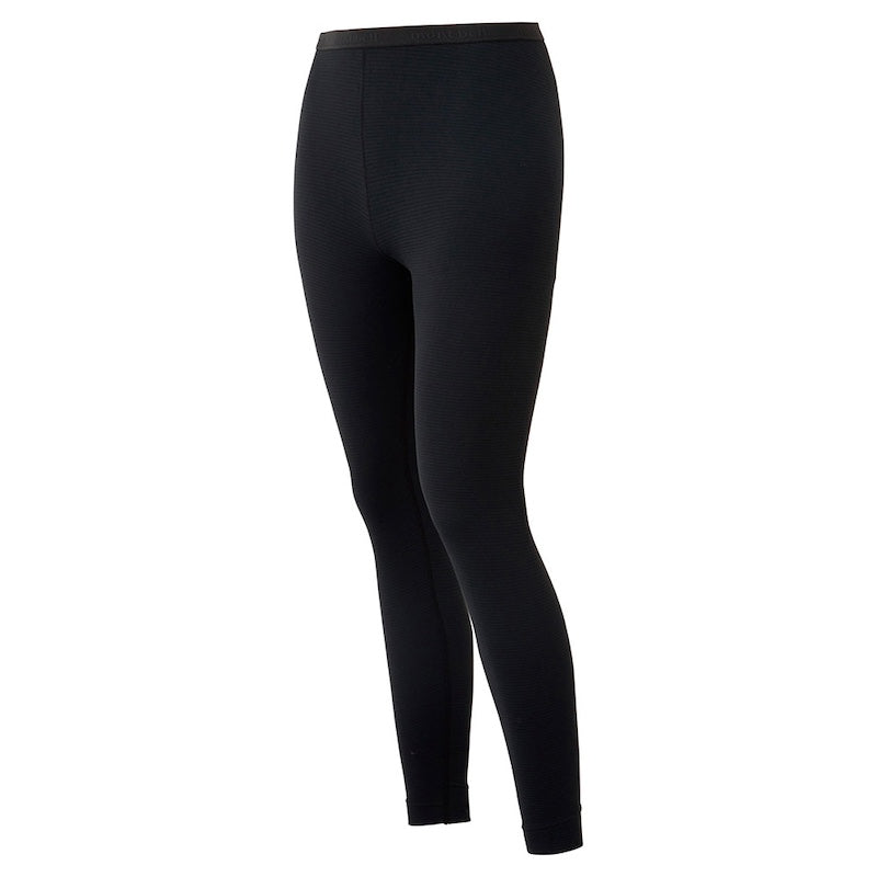 Montbell US Base Layer Women's ZEO-LINE Middle Weight Tights Leggings Black 2307117