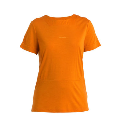 icebreaker Merino Women's 125 ZoneKnit™ Short Sleeve T-Shirt - Earth, Tempo