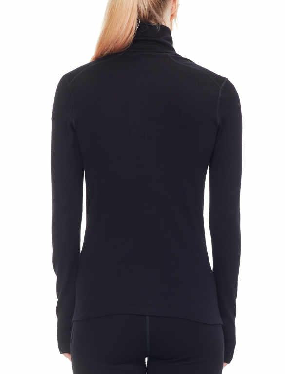 Icebreaker Base Layer Women Merino Wool 260 Tech Top - Long Sleeve Half Zip - Winter Outdoor Camping Trekking Hiking