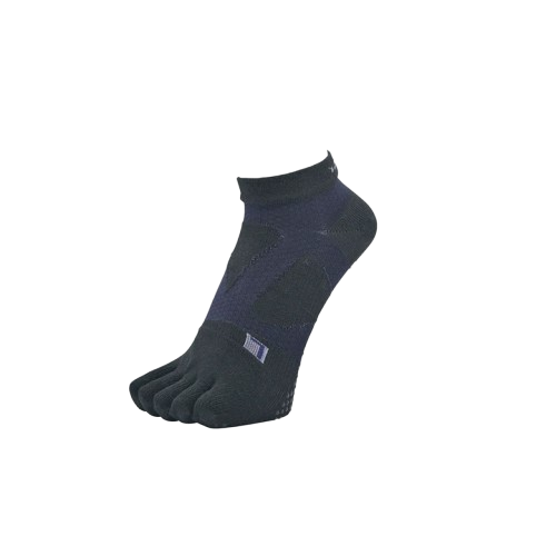 Yamatune Spider ARCH Short Socks with Non-Slip Dots | Navy Blue