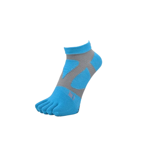 Yamatune Spider ARCH Short 5 Toe Socks with Non-Slip Dots | Black/ Dark Navy|  Grey/ Yellow