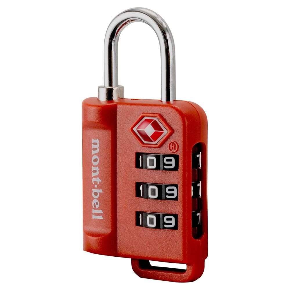 Montbell TS Combination Lock Black Red – X-Boundaries | MontBell ...