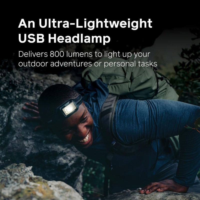 BioLite HeadLamp 800 Pro - Outdoor Trekking Camping