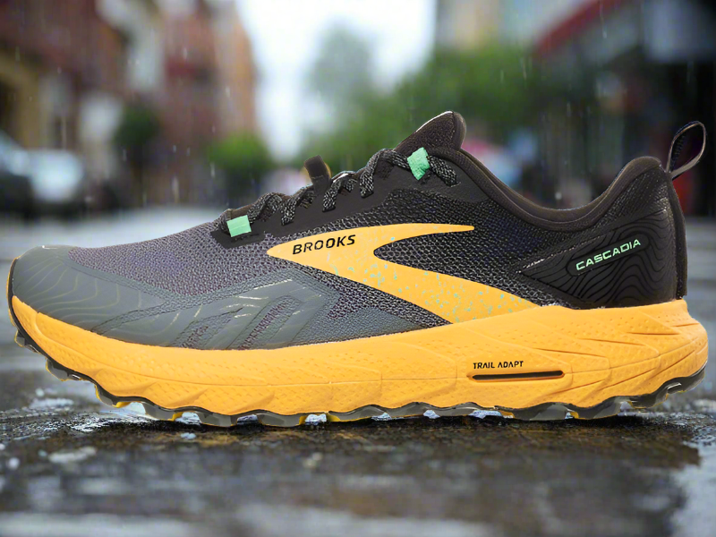 Brooks 1104031D333 CASCADIA 17 LEMON CHROME/ SEDONA SAGE 1