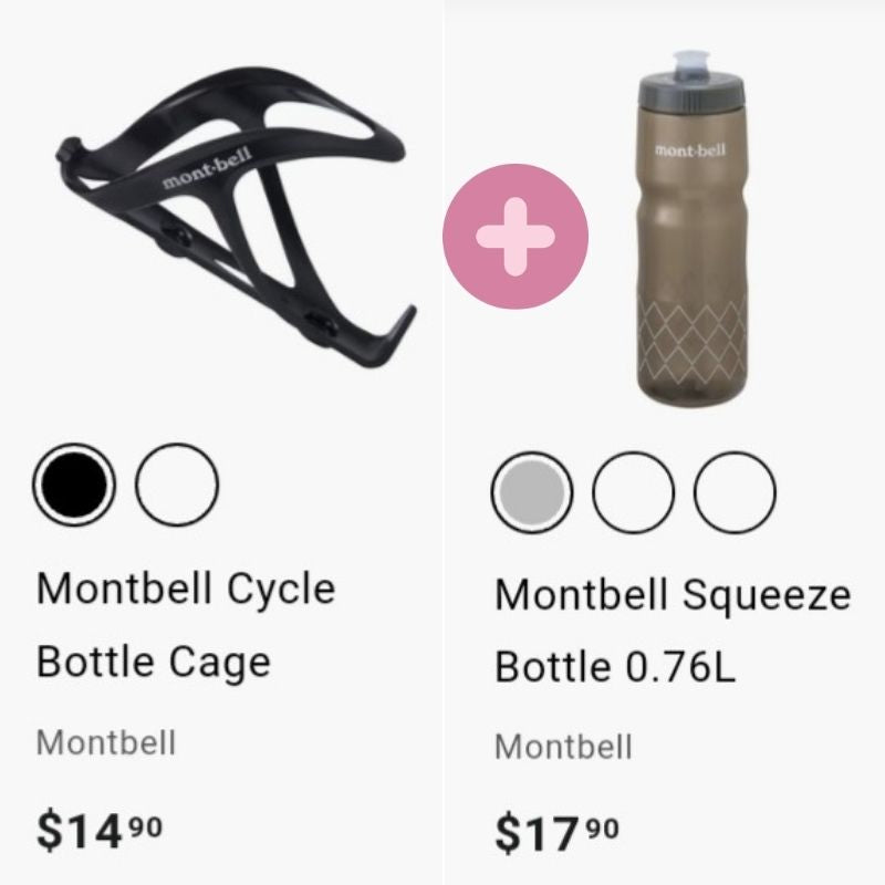 Cycling Bottle Cage with Squeeze Bottle 0.76L