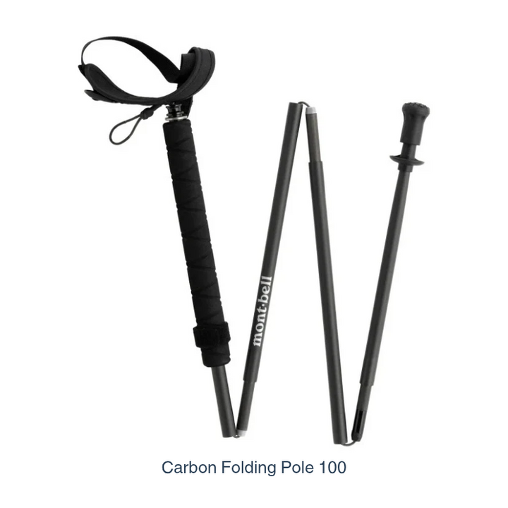 Ultralight & compact. The Montbell Carbon Folding Pole (100 & 120) offers rapid deployment & vibration-dampening carbon fiber. Ideal for trail running & UL hiking.