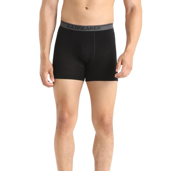 icebreaker Merino Undergarment Merino 150 Men's Anatomica Boxers Briefs Underwear - Black