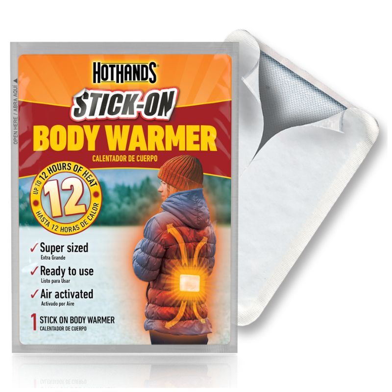 Hothands Stick-On Body Warmer (Up to 12 hours): 10 Packs