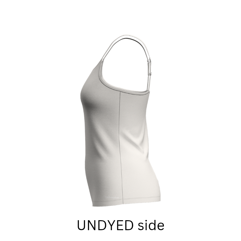 Icebreaker Women's Siren Bra Cami showcasing the slim fit and adjustable straps for comfortable everyday layering.
