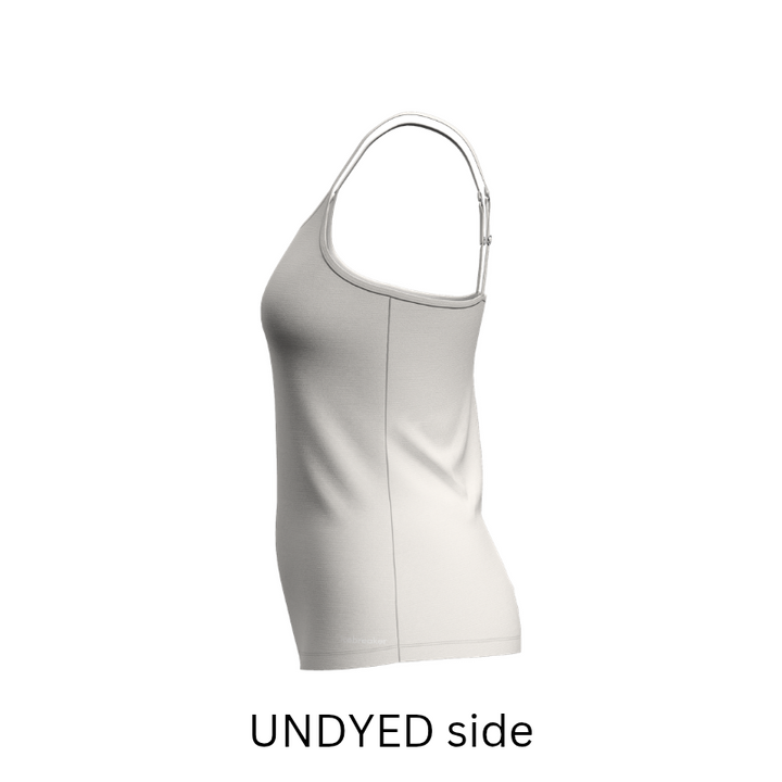 Icebreaker Women's Siren Bra Cami showcasing the slim fit and adjustable straps for comfortable everyday layering.