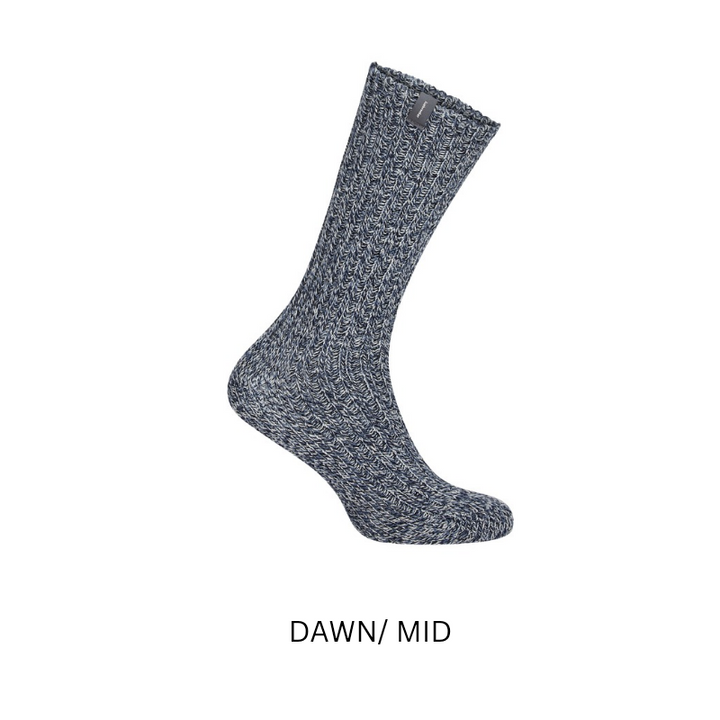 Icebreaker Unisex Merino Ski Lodge Crew Socks showcasing their cozy knit design and classic crew height.
