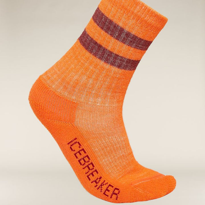 icebreaker Merino Kids' Hike Light Crew Socks - Blaze/Port