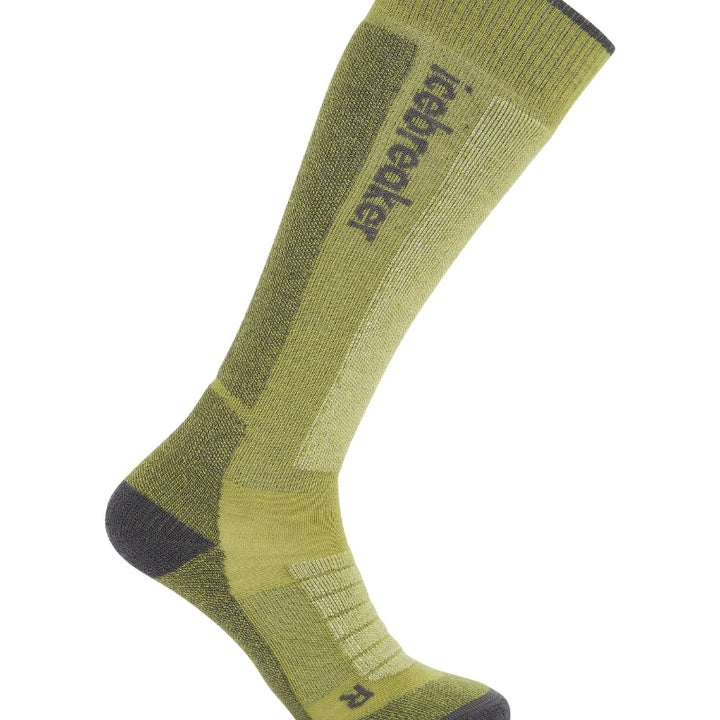 ucebreaker Merino Women's Ski+ Medium Over-The-Calf Socks - OLV/OBS/CHK