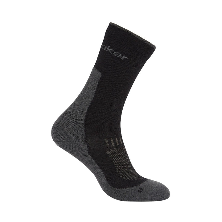 icebreaker Merino Men's Hike+ Light Crew Socks - Black/OBS