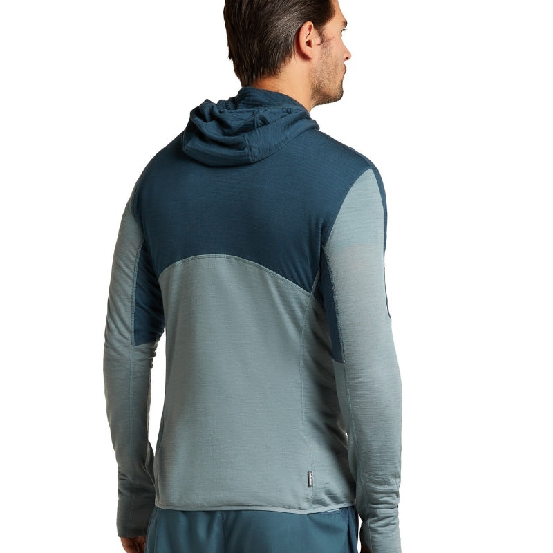 icebreaker Merino Jacket Men's 200 RealFleece™ Descender Long Sleeve Zip Hood Jacket