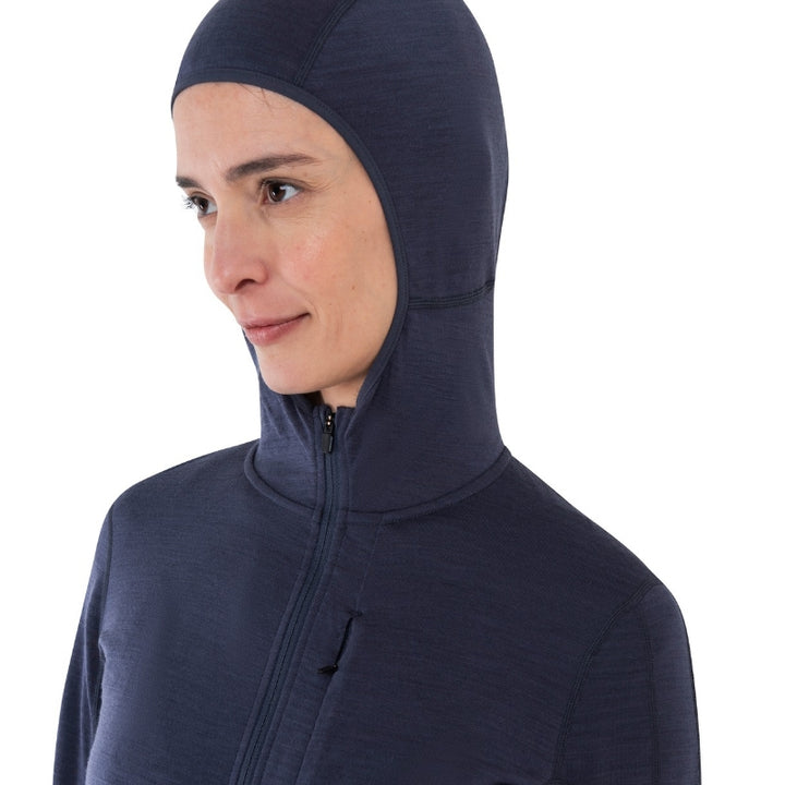 icebreaker Merino Jacket Women's 200 RealFleece™ Descender Long Sleeve Zip Hoodie