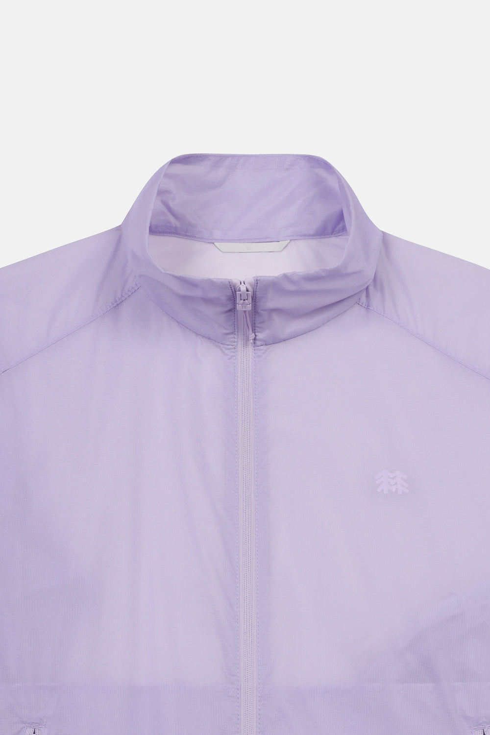 Kolon Sport Women's Egg Light Stand Collar Jacket in Lavender — front view