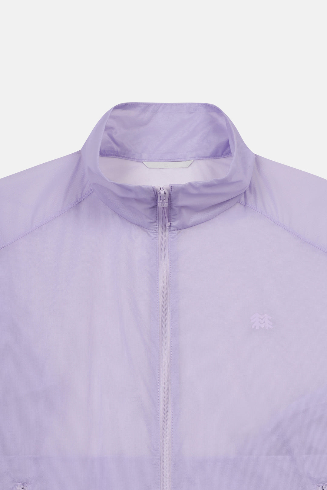 Kolon Sport Women's Egg Light Stand Collar Jacket in Lavender — front view