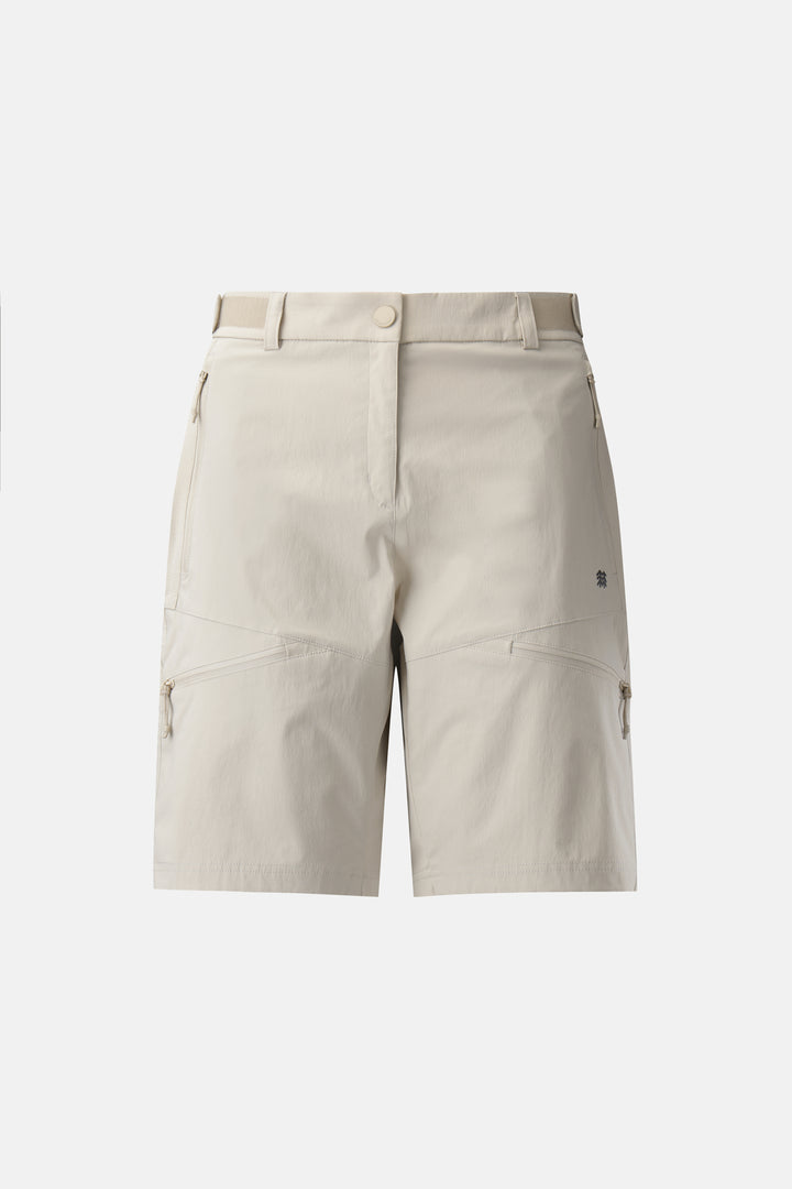 Kolon Sport Women's WIGO Light Regular Fit Shorts in L/Beige — hero shot