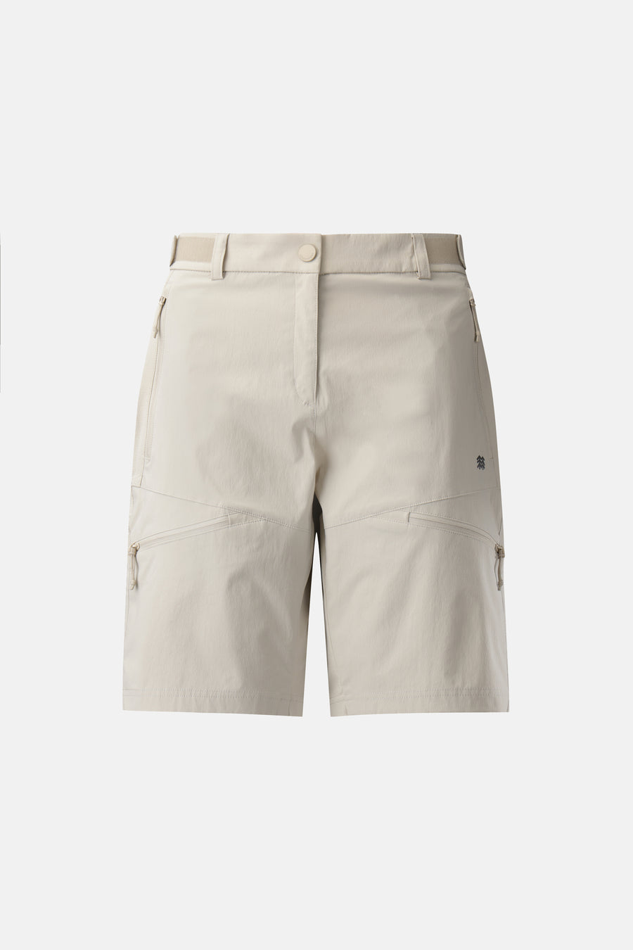 Kolon Sport Women's WIGO Light Regular Fit Shorts in L/Beige — hero shot
