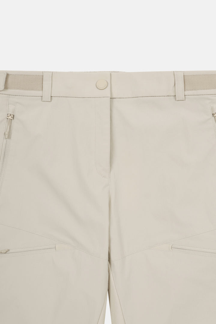 Kolon Sport Women's WIGO Light Regular Fit Shorts in L/Beige — back view
