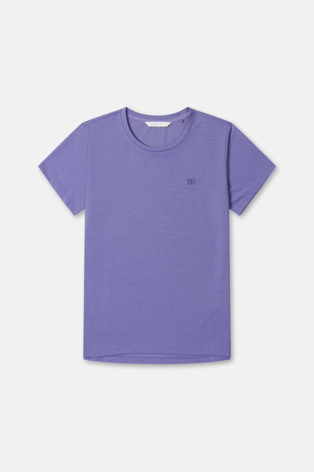 Kolon Sport Women's Flat-Dry Short Sleeve Round Neck T-Shirt in L/Purple — hero shot