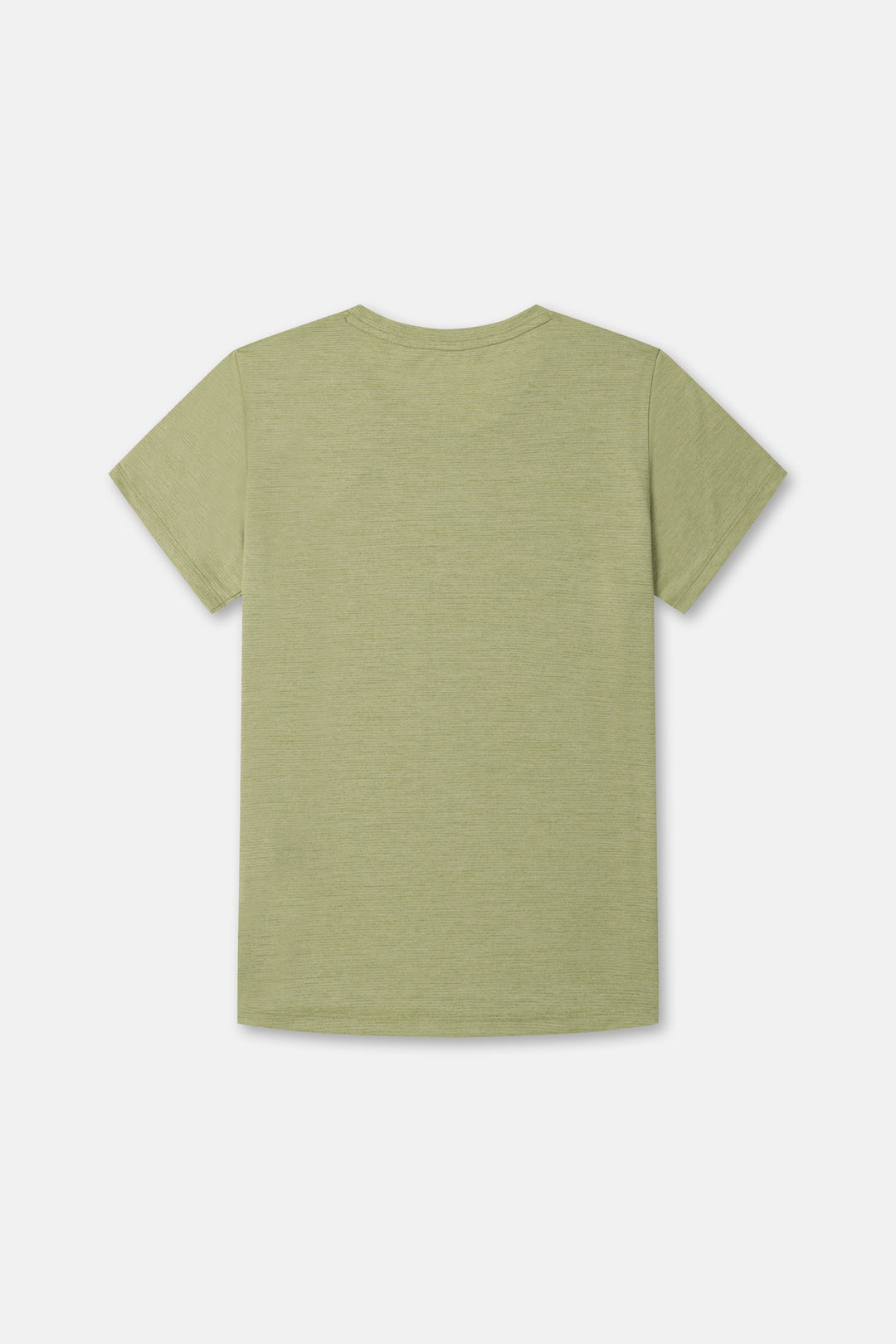 Kolon Sport Women's Flat-Dry Short Sleeve Round Neck T-Shirt in Moss — front view