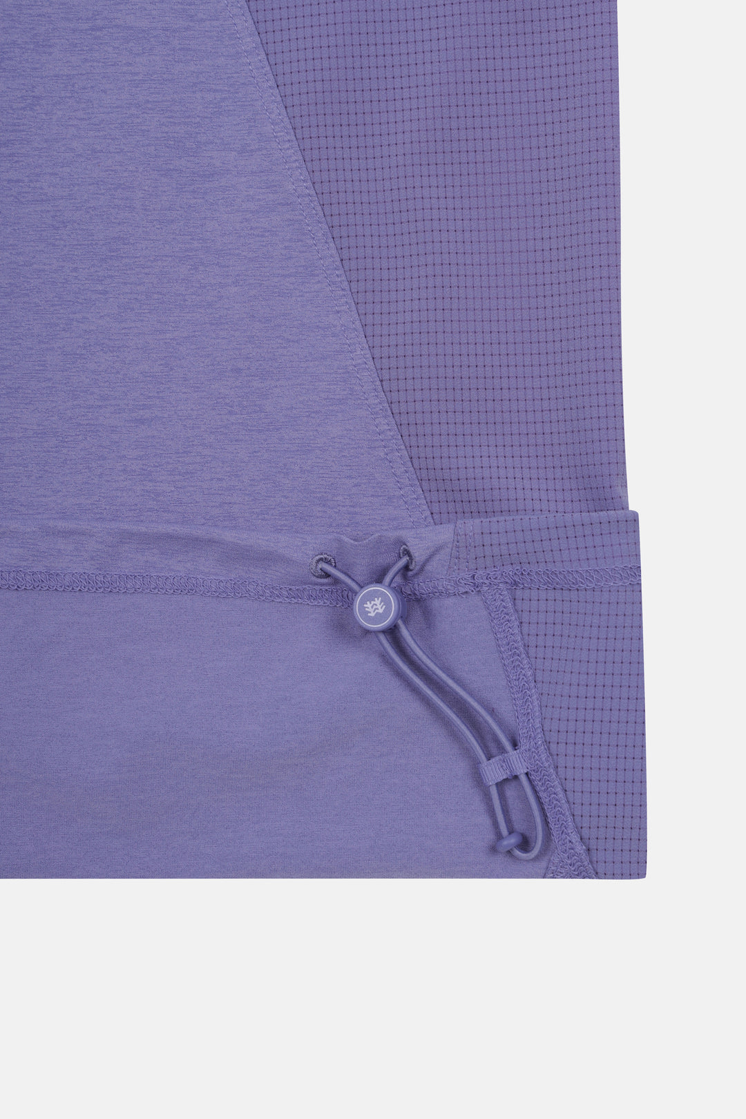 Kolon Sport Women's AIR-DOT Short Sleeve Hybrid Hoodie T-Shirt in L/Purple — view 6