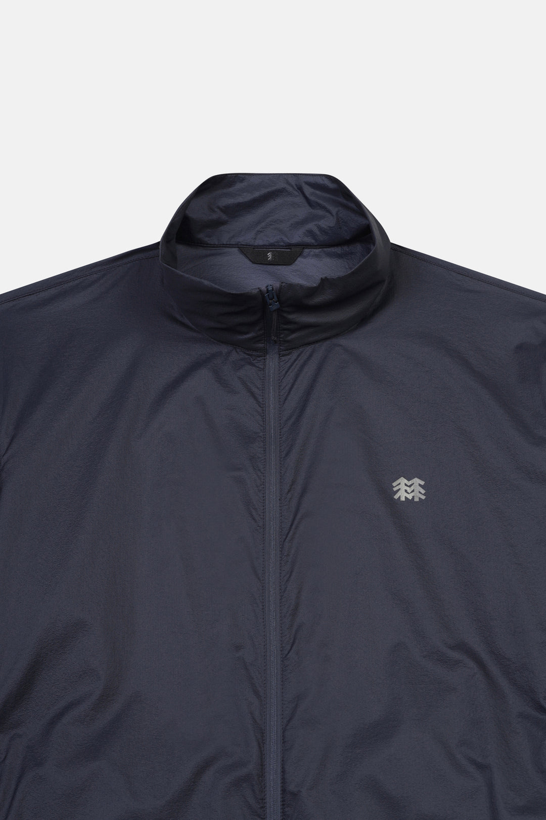 Kolon Sport Men's EggLite Stand Collar Jacket in G/Navy — front view