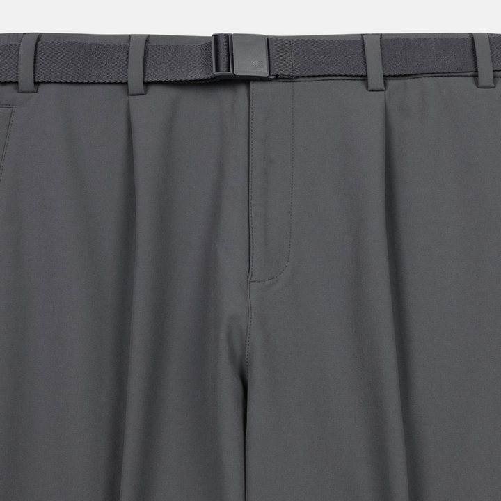Kolon Sport Men's Standard One-Tuck Pants in D/Gray — men's pants for everyday outdoor