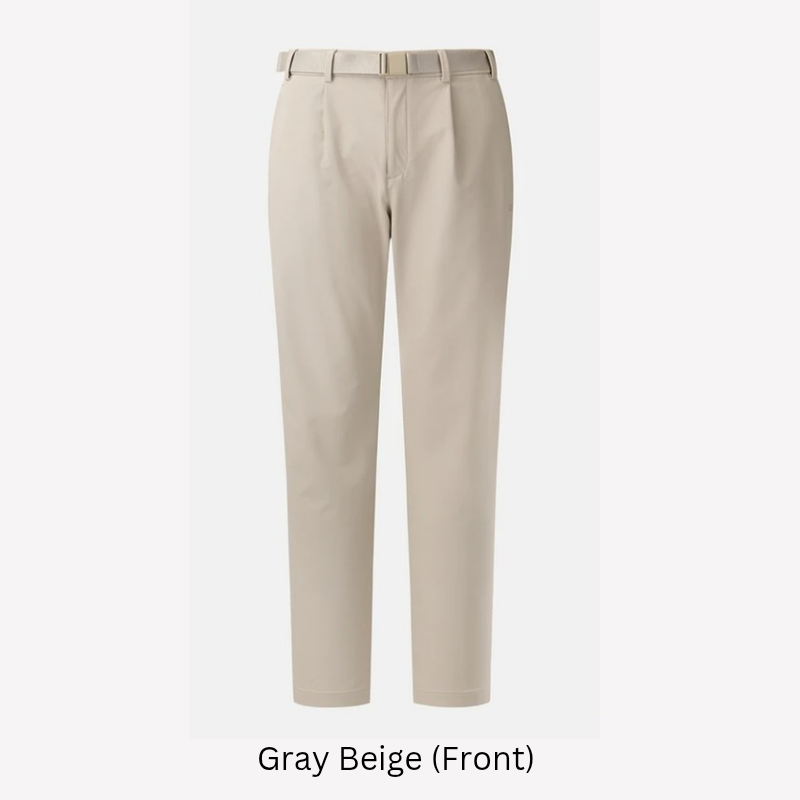 Kolon Sport Men's Standard One-Tuck Pants in G/Beige — men's pants for everyday outdoor